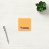 Post-it® Longue illustration mignonne de teckel (Bureau)