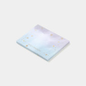 Post-it® L'or bleu pourpre d'aquarelle tient le premier (Incliné)