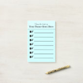 Post-it® L'organisateur de post-it de bureau PERSONNALISENT (Sur un bureau)