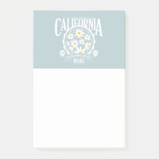 Post-it® Los Angeles California Floral Graphic (Devant)
