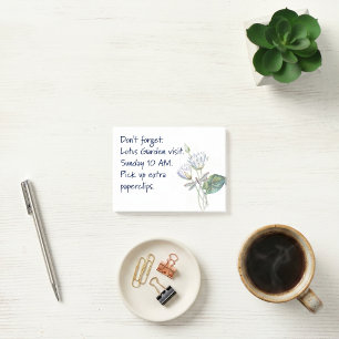 Post-it® Lotus et libellule