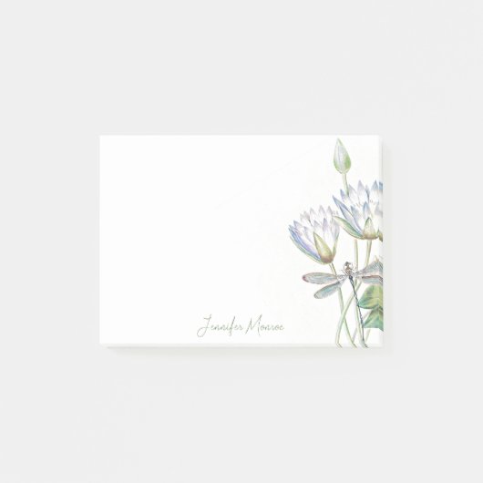 Post-it® Lotus et libellule personnalisés (Devant)