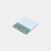 Post-it® Lotus rose Fleurs dessin d'art Notes (Incliné)