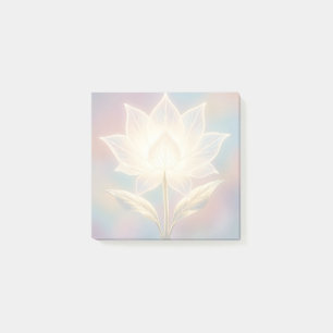 Post-it® Lotus translucide sur fond doux