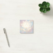 Post-it® Lotus translucide sur fond doux (Bureau)