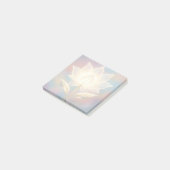 Post-it® Lotus translucide sur fond doux (Incliné)