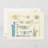 Post it Loud Briefkaart (Voorkant / Achterkant)