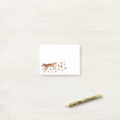 Post-it® Loup d'automne (Sur un bureau)