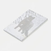 Post-it® Loup noir (Incliné)