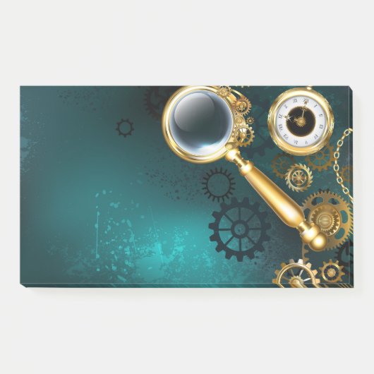 Post-it® Loupe en style Steampunk (Devant)