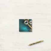 Post-it® Loupe en style Steampunk (Sur un bureau)