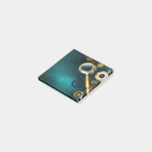 Post-it® Loupe en style Steampunk (Incliné)