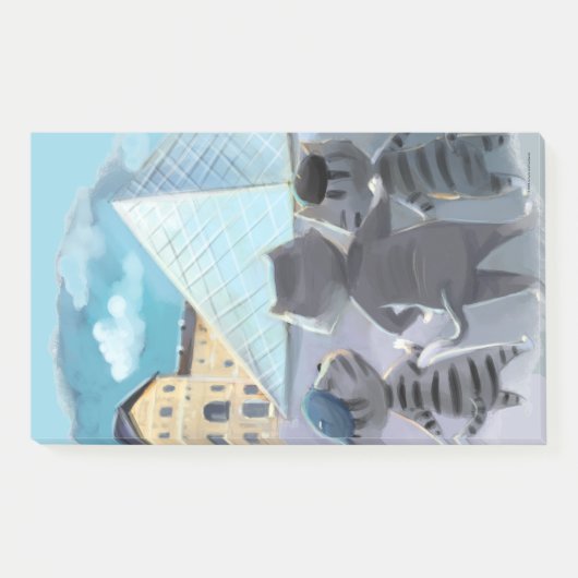 Post-it® Louvre Notes 10" x 6" (Devant)