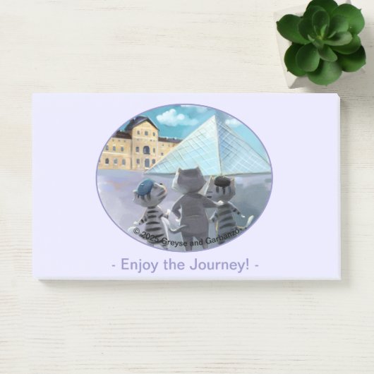 Post-it® Louvre Notes 10" x 6" - Profitez (Bureau)