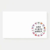 Post-it® Love Around the World Languages (Devant)