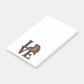 Post-it® LOVE Chocolate Drop Candy Valentine Post Son (Incliné)