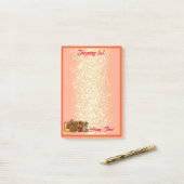 Post-it® Love Citrouille Personnaliser d'automne Texte et c (Sur un bureau)