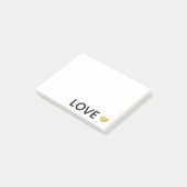 Post-it® Love Gold Heart (Incliné)