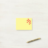 Post-it® Love Heart Post (Sur un bureau)