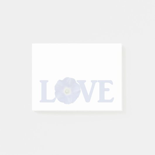 Post-it® Love Morning Glory Post-it Notes (Devant)