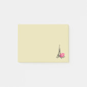 Post-it® Love Paris avec la tour Eiffel Illustration (Devant)