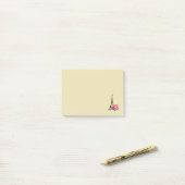 Post-it® Love Paris avec la tour Eiffel Illustration (Sur un bureau)
