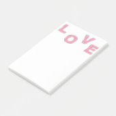 Post-it® Love Parties scintillant rose (Incliné)