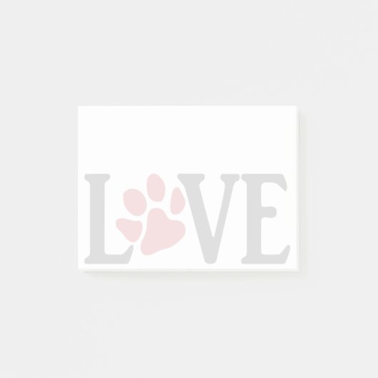 Post-it® Love Paw (Devant)