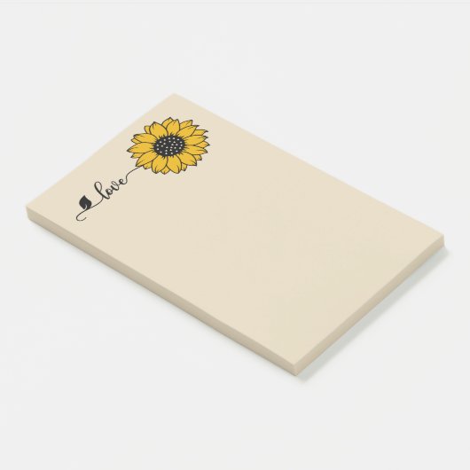 Post-it® Love Sunflower (Incliné)