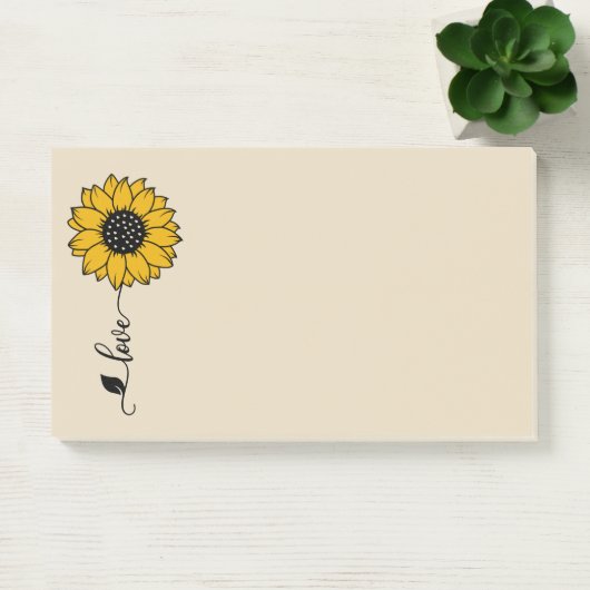 Post-it® Love Sunflower (Bureau)