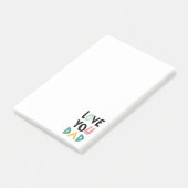 Post-it® Love You Dad Notes (Incliné)
