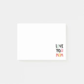 Post-it® Love You Mom Post-it Notes (Devant)