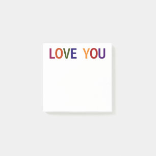 Post-it® Love You Multicolore 3 x 3