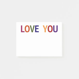 Post-it® Love You Multicolore 4 x 3