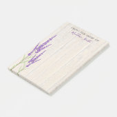 Post-it® Lovely Lavender Botanical | Personnalisé (Incliné)