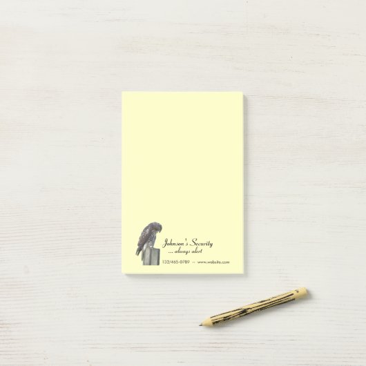 Post-it (lrg) - Valk en BedrijfsInformatie Post-it® Notes (Op bureau)