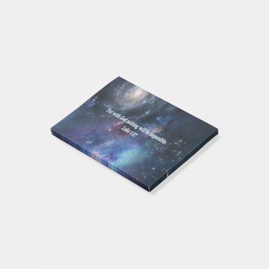 Post-it® Luc 1:37 (Incliné)