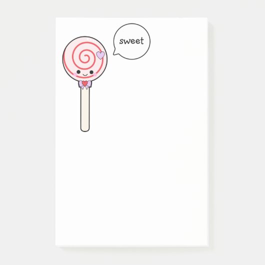 Post-it® Lucette douce de sucrerie (Devant)