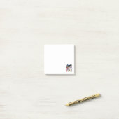 Post-it® Lucky Cat Maneki Neko – Japanese Fortune Cat  (Sur un bureau)