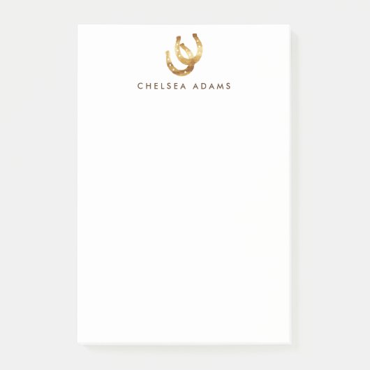 Post-it® Lucky Horseshoes Personnalisé (Devant)