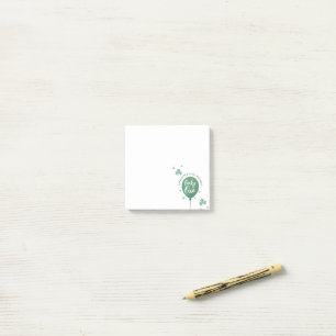 Post-it® Lucky One 1er Anniversaire St Patricks Day Trèfle