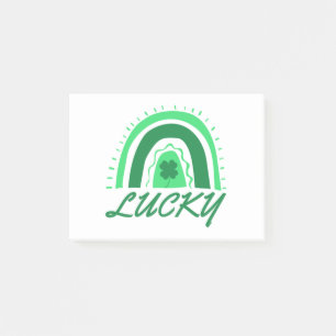 Post-it® Lucky Shamrock Rainbow