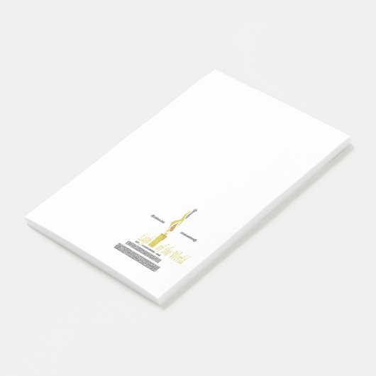 Post-it® Lumière du monde (Incliné)