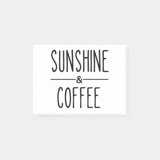 Post-it® Lumière du soleil & Café (Devant)