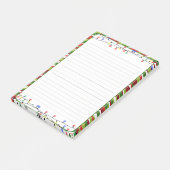 Post-it® Lumières de Noël Fêtes Alignées (Incliné)