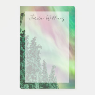 Post-it® Lumières du Nord   Hiver à Glennallen, Alaska