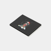 Post-it® lumières schnautiques de Noël mignonnes avec chape (Incliné)