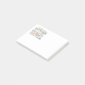 Post-it® Lunatique mignon elle a cru qu'elle pourrait (Incliné)