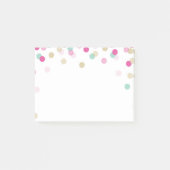 Post-it® LUNCHBOX LOVE NOTE tendance confetti rose menthe (Devant)