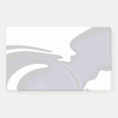 Post-it® Lune bleue : Bleu Abstrait, Blanc & Noir (Devant)